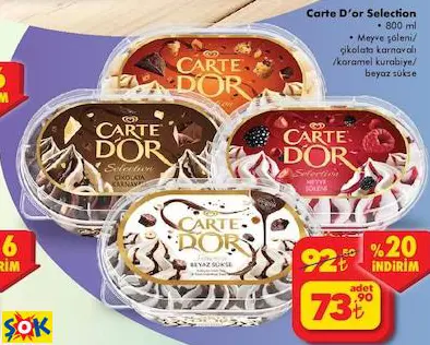 CARTE D’OR SELECTİON CARTE D’OR SELECTİON
